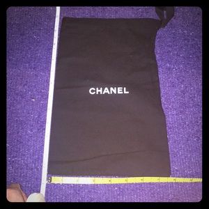 Authentic Chanel dust bag 12 1/2 X 7 5/8
